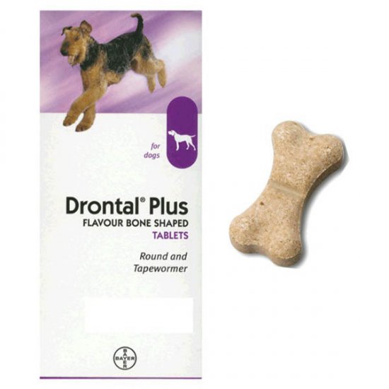 Drontal P. Flavour - Praziquantel, Pyrantel, febantel 24 Tablets